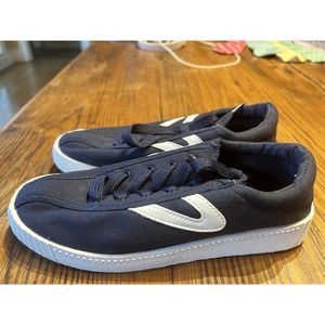 Tretorn Girls Navy Lace Up Sneaker Shoes Size 3